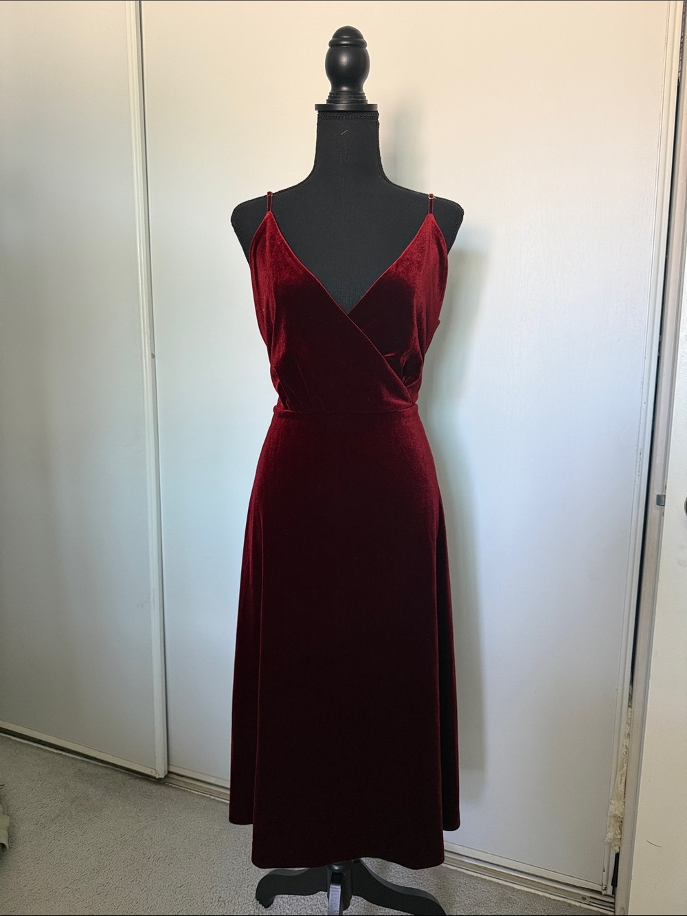 Ali & Jay burgundy velvet dress | Sz XL